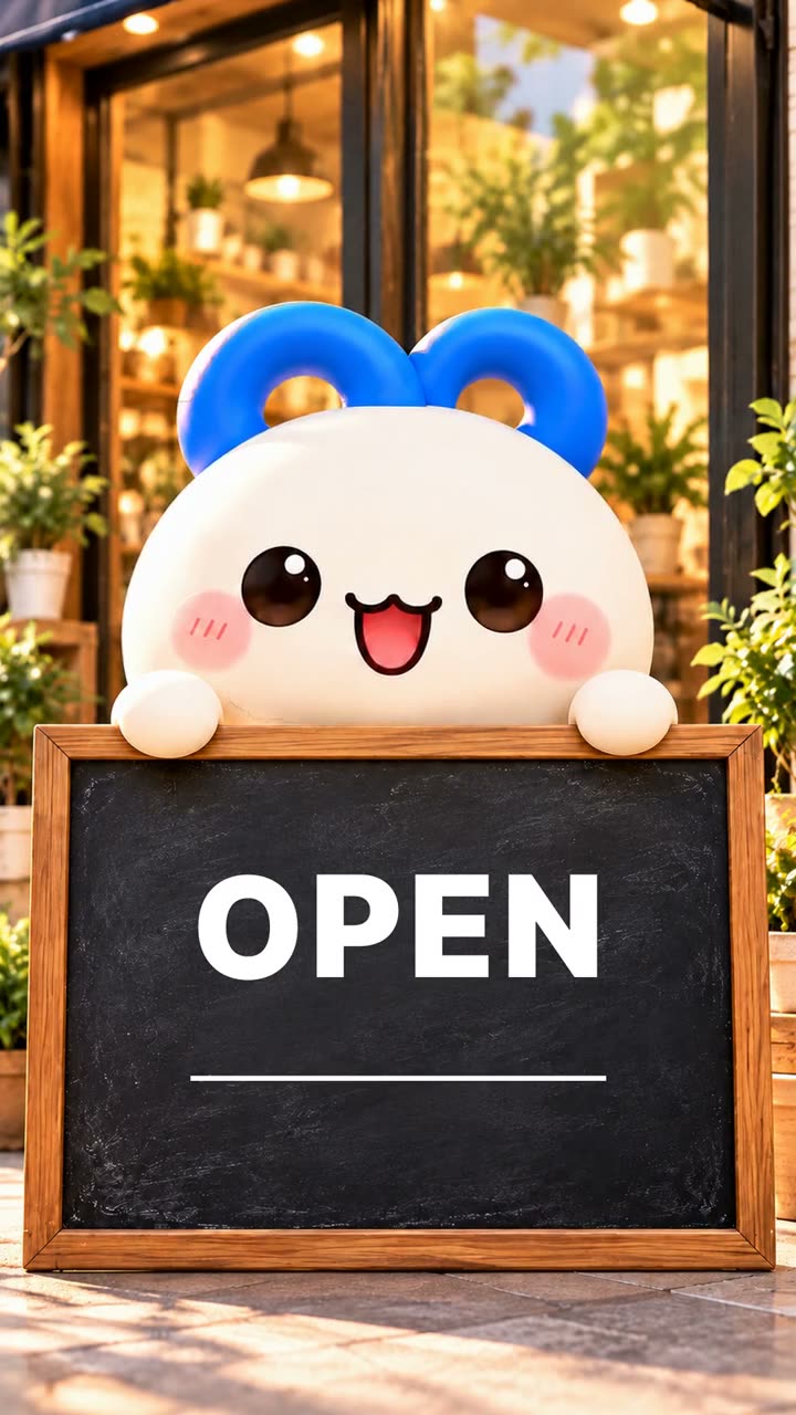 마스코트가 등장하는 서비스 소개 영상